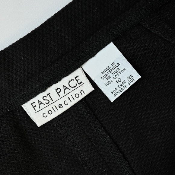 100% Cotton retro cigarette pants - high waist black 50s style capris - Picture 15 of 16